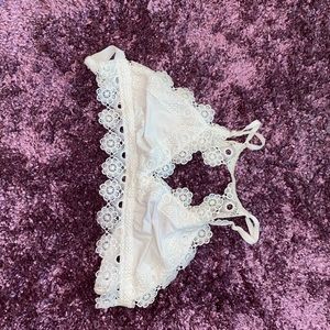 Aerie off white bralette